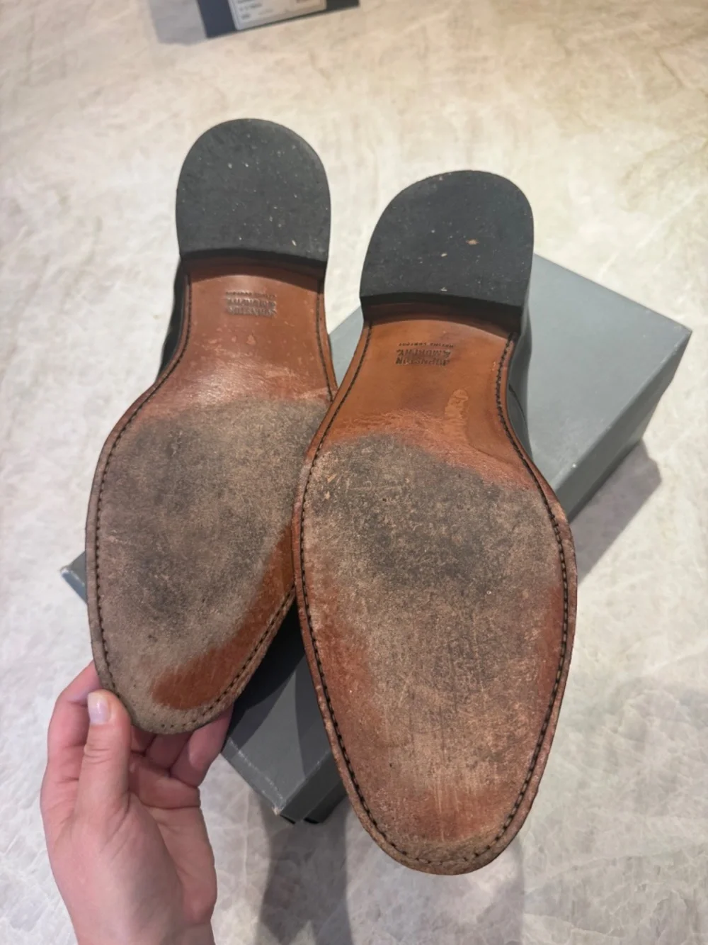 Johnston & Murphy Belton, Size 16 B, Bordeaux Color